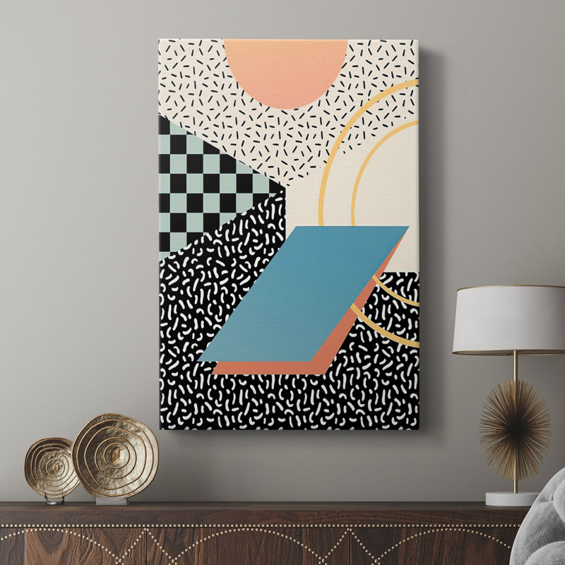 Modern Memphis II - galerie sur mesure Cavas, H 18 po x l 12 po
