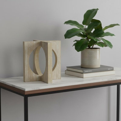 Sculpture de table carrée 6 po