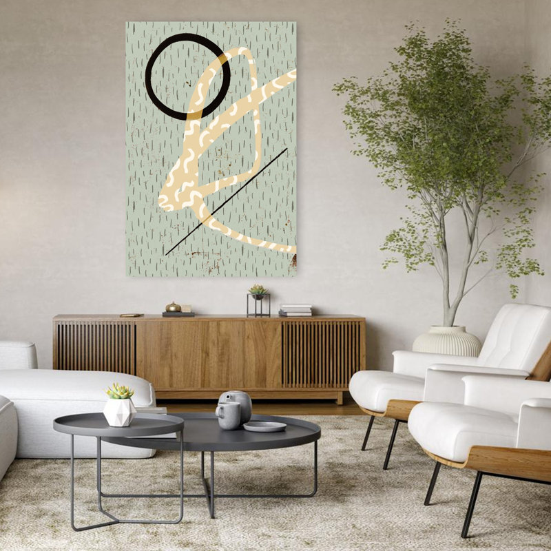 Art contemporain, art contemporain abstrait, H 48 po x l 32 po