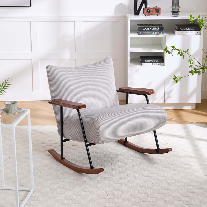 Fauteuil à bascule Modern, Gris