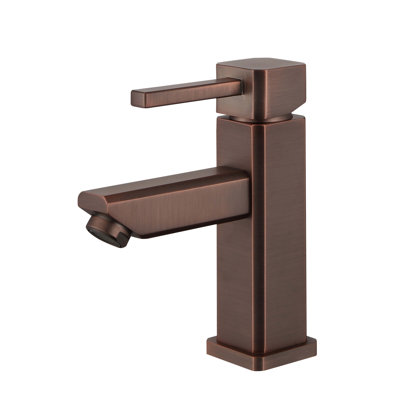 Robinet de salle de bains monotrou avec ensemble de drainage