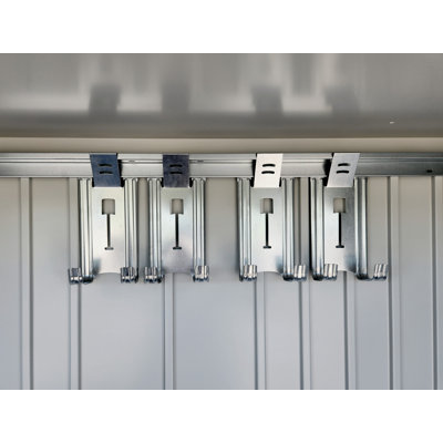 Biohort Shed Metal Tool Hanger Set (4 pack)