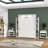 Arlex Full Murphy Bed with Shelves (81W)-89059304