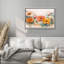 Douces fleurs de jardin dans des tons pastel chauds, art mural encadré-758393388-758393392