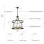 Lustre 6 lumières l 21,5 po-86134982