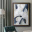 Indigo Imprint II - peinture sur toile encadrée-1675658591