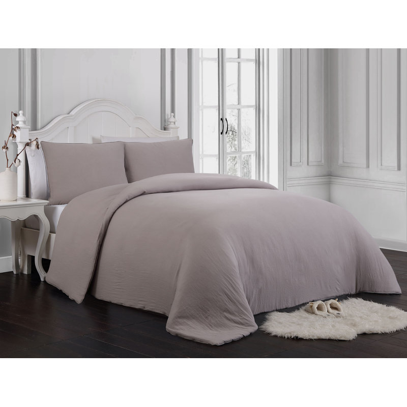 Comforter, Queen Comforter + 2 Standard Shams, Taupe