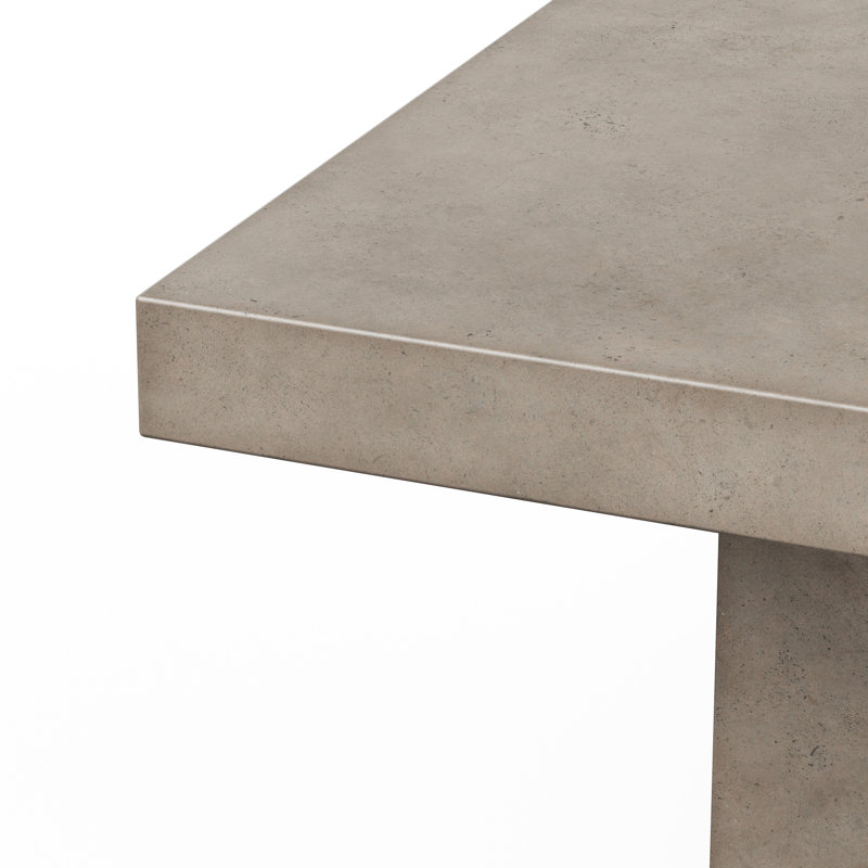 Table de salle à manger Kareen, Gris foncé, Table de comptoir (hauteur de 36,25 po), L 82,75 po x l 39,25 po