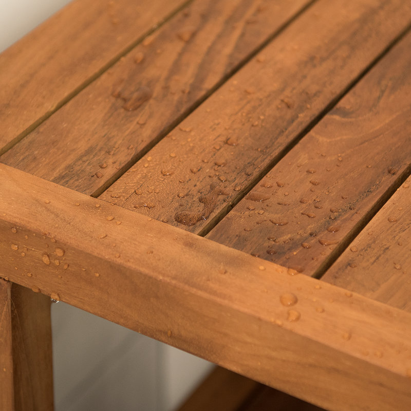 Novotny 21'' W Teak Shower Bench