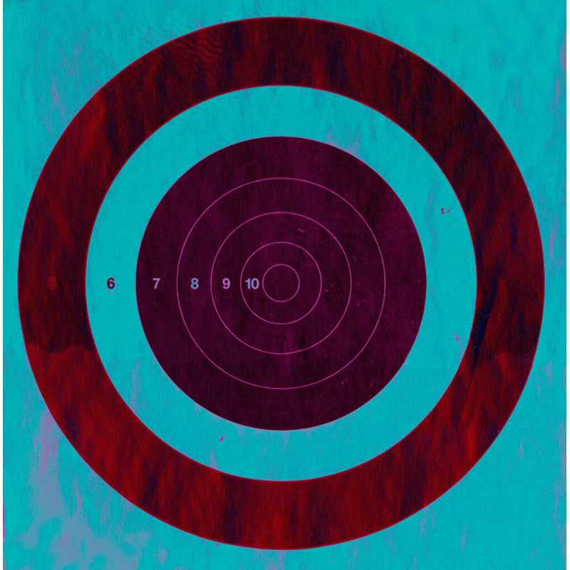 Target Blue Magenta Print by Dunker, Chris
