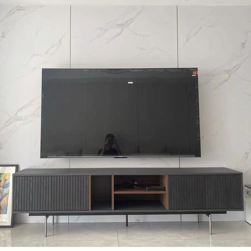 Creature B Comforts TV Cabinet with Rational Storage Display | Wayfair