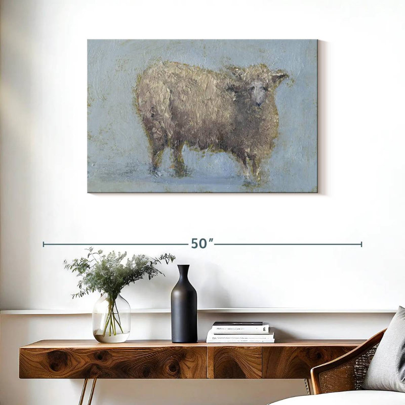 Sheep Strut I, 24" H x 36" W