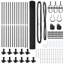 140cm H x 2500cm W Steel Border Fencing