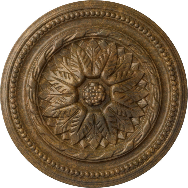Médaillon Endurathane Wigan pour plafond, DO 16 po x P 2 1/4 po, Bronze huilé