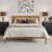 Ellarie Platform Bed with Adjustable Headboard-2060736537-2060736542