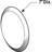 Vinyl Circular Wall Protector with Self-Adhesive Backing, 7-In. Diameter-70378935
