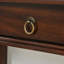 Bureau d'écriture en bois massif, console rectangulaire de 31,5 po avec 2 tiroirs, plateau de table en placage de bois rétro, peut être utilisé comme coiffeuse de maquillage pour la chambre de bureau à domicile