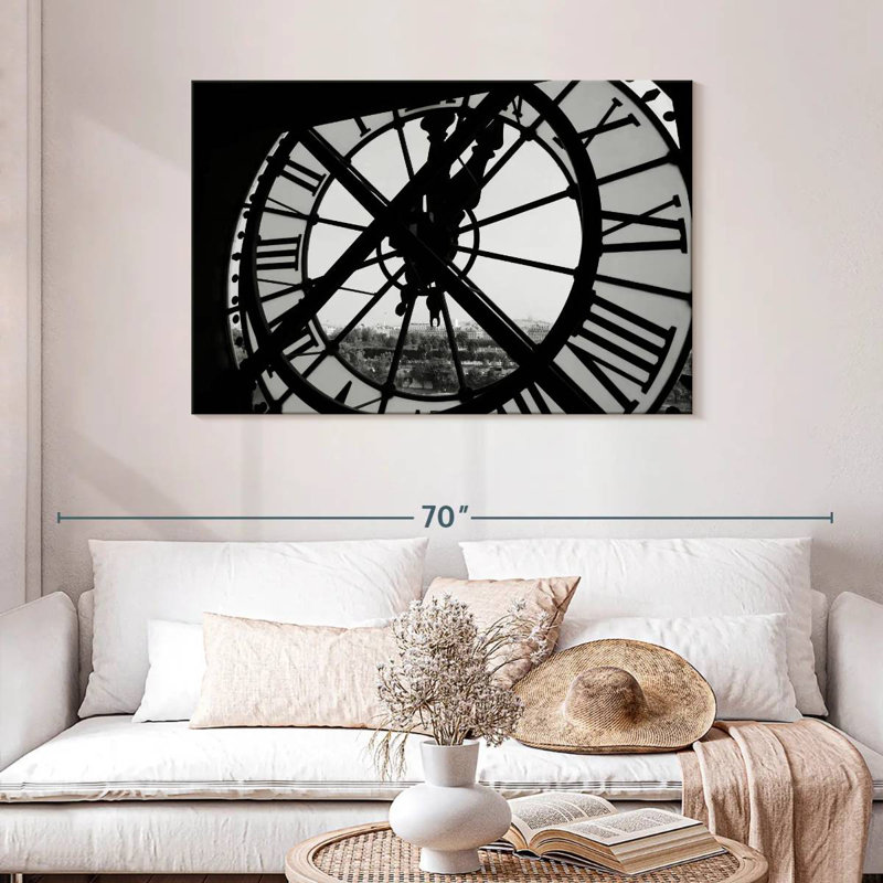 Fenêtre de la tour de l'horloge, H 30 po x l 45 po