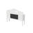 White Floor Bed Headboard - Functional Design For An Organized Bedroom Easy To Assemble Size User- Installation With Clear Instructions-551561160