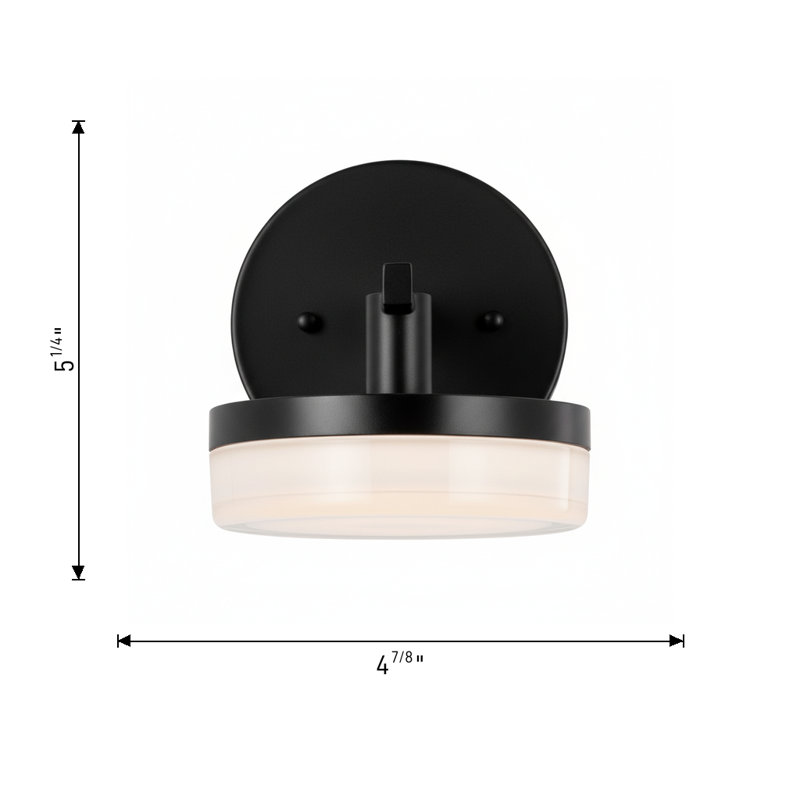 Sean Lavin Khan Bathroom Bedroom Wall Fixture With Silk Screen White Inside Clear Outside Shade, 1 Light, Burnished Brass