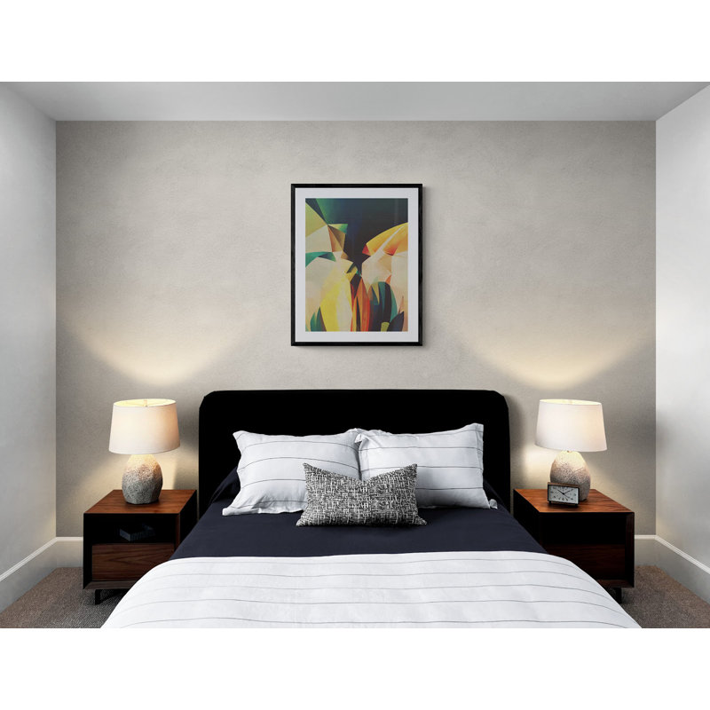 Luminous Shapes Print by Angel Estevez, Black Framed Paper, 30" H x 24" W