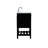 Krish 24'' Single Bathroom Vanity with Engineered Marble Top-115073500