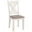 Ensemble de table de salle à manger de charme 7 pièces avec finition rustique et chaises rembourrées confortables pour repas de famille