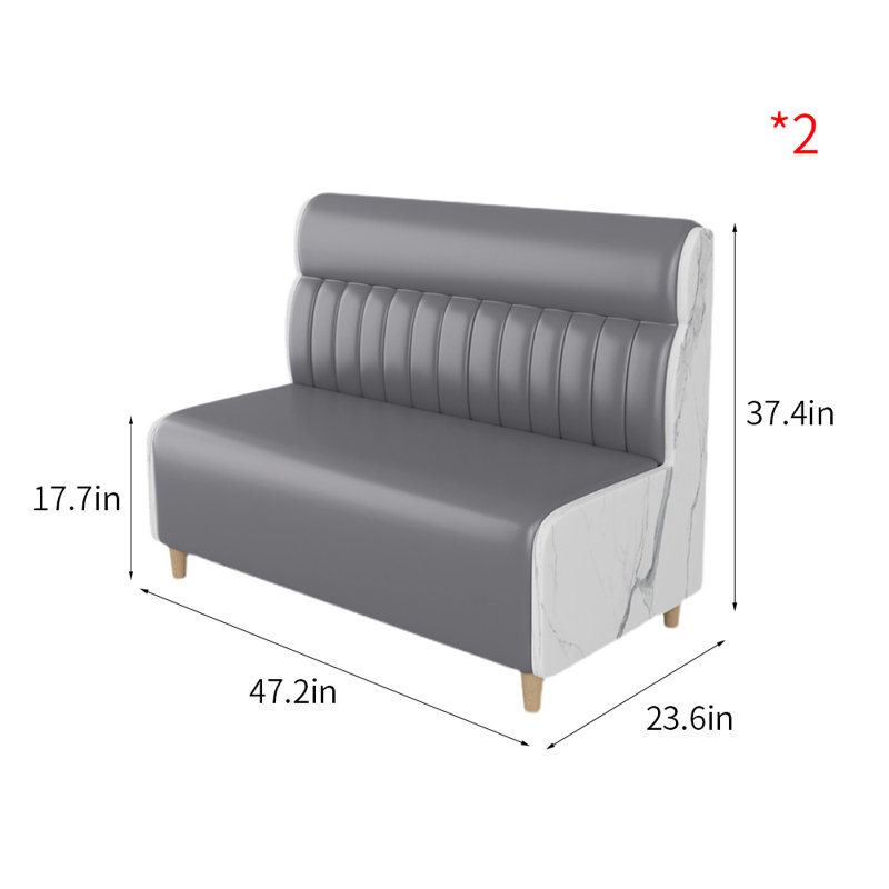 Laneita Faux Leather Upholstered Bench