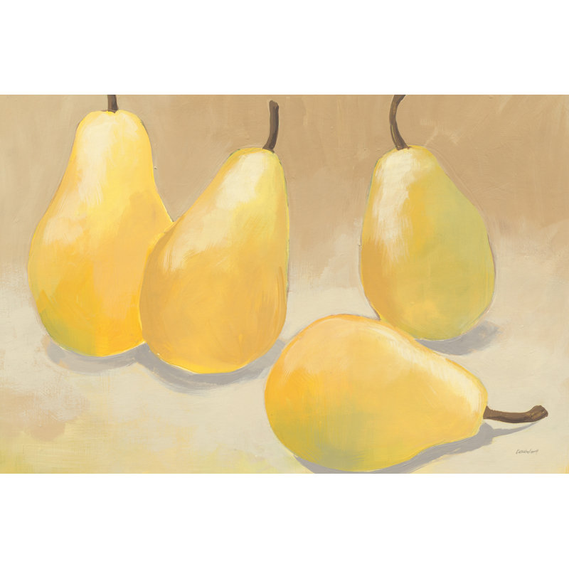 Pears III by Kathrine Lovell - Wrapped Canvas Painting, 51cm H x 76cm W