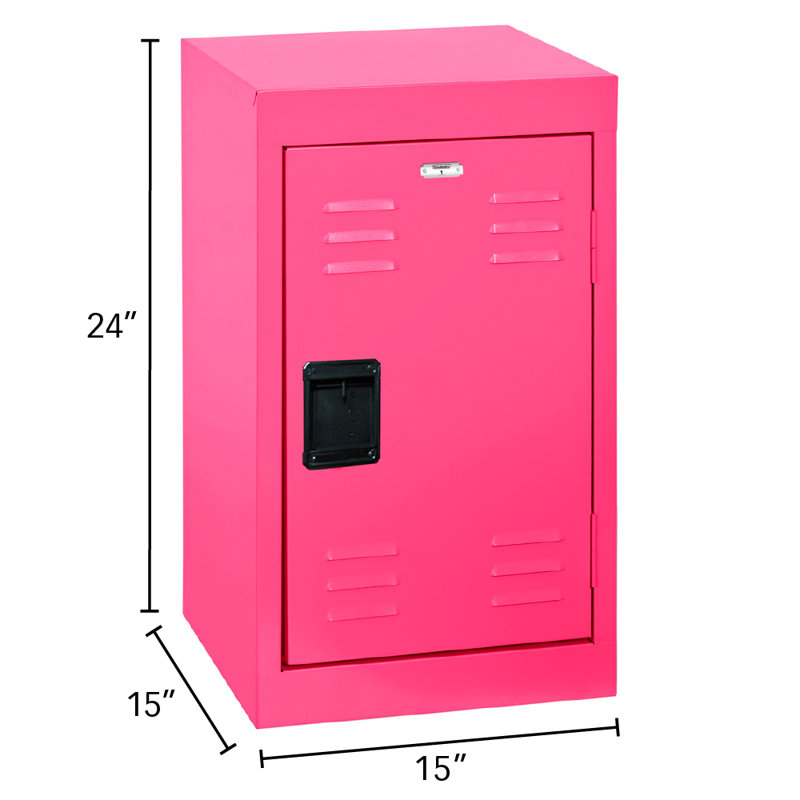 1 - Rangée 1 - Casier de 15 po de largeur, Rose pom pom