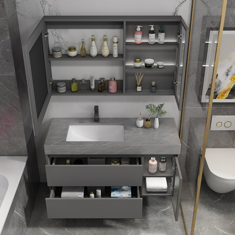 Light luxury modern style bathroom cabinet