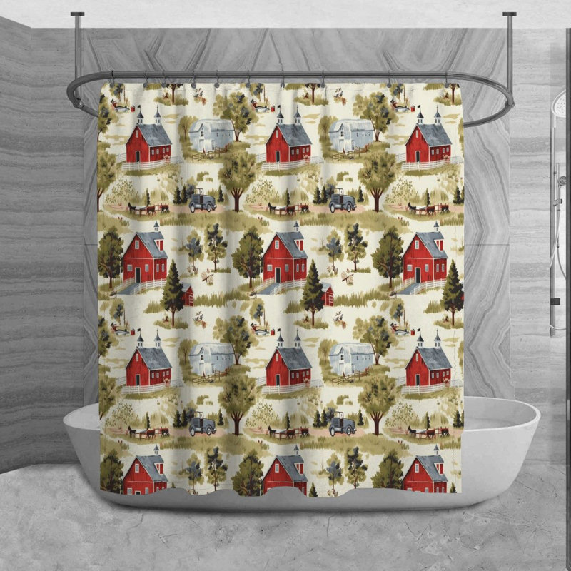 Trisden Shower Curtain, H 93 po x l 70 po