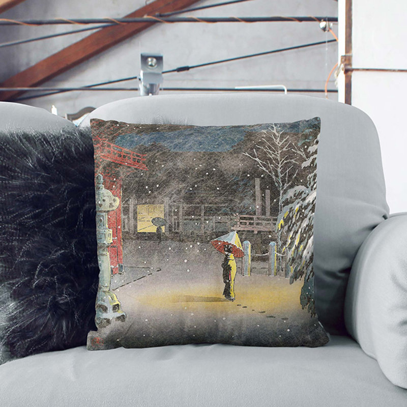 Square Throw Cushion, 55cm H x 55cm W x 20cm D