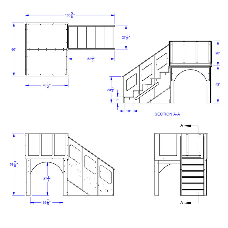 Jonti-Craft Tots Loft - 24-36 Months