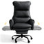 Big and Tall Office Chair, Flip Armrests for Pets & Cross Legged Sitting, Executive Ergonomic Computer Gaming Chair with Foot Rest-219873995