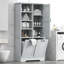 Armoire de rangement pour salle de bain avec portes et tiroirs-432492701