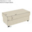 Canapé en L 4 places avec rangement et 1 repose-pieds-844800350