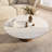 Mid-Century Modern Round Coffee Table Stone Marble Effect Wooden Pedestal Table For Living Room & Home Decor-800592969-800670363-788503315