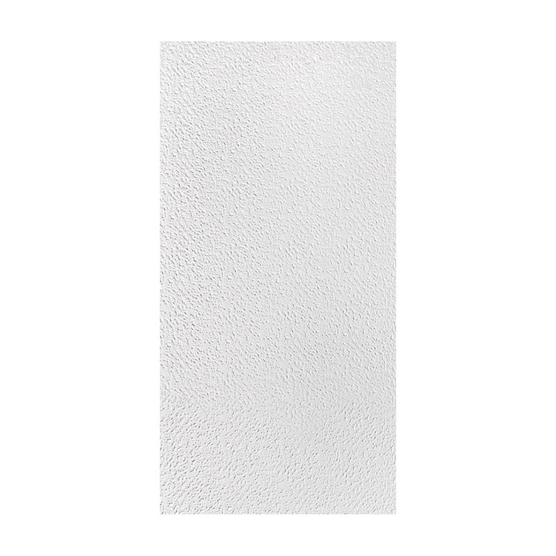 Fasarxiu 2 ft. x 4 ft. Decorative Textured Ceiling Tile 10-Pack, Extra Thick, Fire-Rated, Waterproof, Reusable - Premium PVC, White (80 sq. ft. / case)