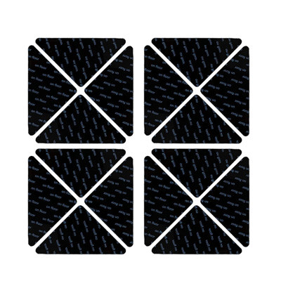 48 PC 4Inch*4Inch Flat Triangle Anti-Slip Stickers For Carpets Of All Kinds