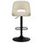 Bridgette 24"-32" Swivel 360° Upholstered Footrests Adjustable Height Bar Stool-1971655821