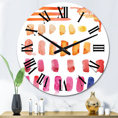 Horloge murale surdimensionnée