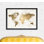 Or blanc - impression d'art graphique
