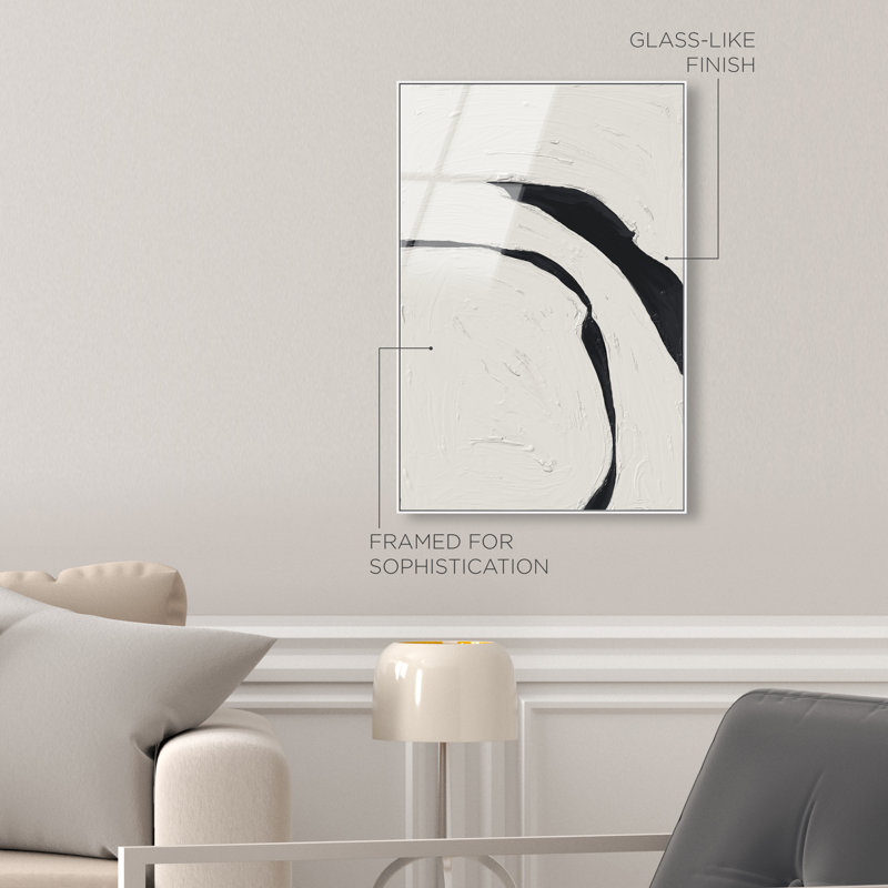 Positive Space II Print by Oliver Gal, 37" H x 25" W, White Floater Frame