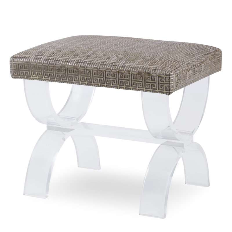 It's Clearly U Upholstered Accent Stool, Elise Harbor
