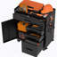 Mobile Tool Storage Cabinet - Garage Organizer With Lockable Compartment & 4 Drawers