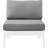 Lajoy Aluminum Outdoor Armless Lounge Chair-405302514-405302515