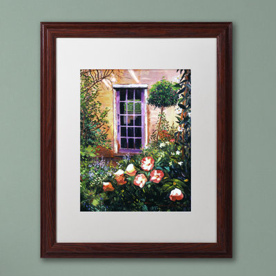 « tuscany villa jardin » par david lloyd’s glover, reproduction sur toile encadrée