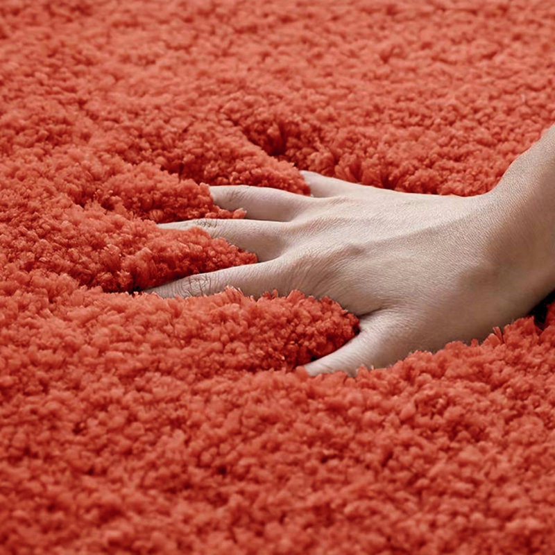 Joyce Microfibre U-Shape Pedestal Mat, Terracotta