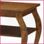 Table basse en noyer à 2 tablettes pour le salon, peu encombrante Stable pour une utilisation quotidienne-121049592